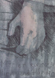 « Zwischen » (2002), encre, acrylique